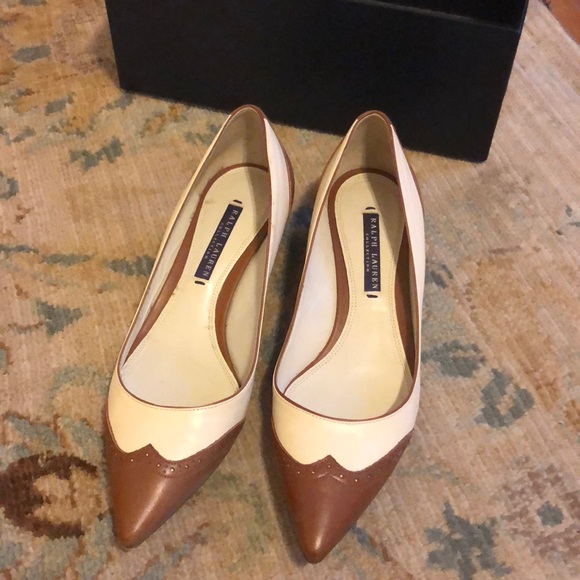 spectator kitten heels